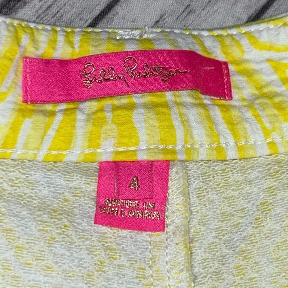 Lilly Pulitzer Palmita Stretch Shorts Sea Cups